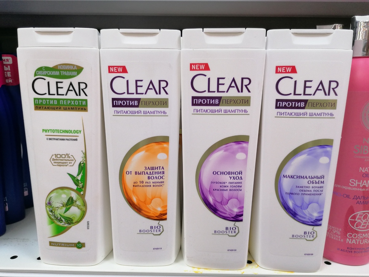 Шампунь Clear 400 мл. 