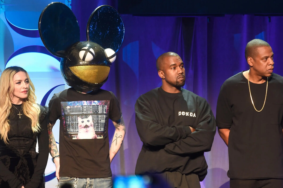 Madonna, deadmau5, Kanye West, Jay-Z