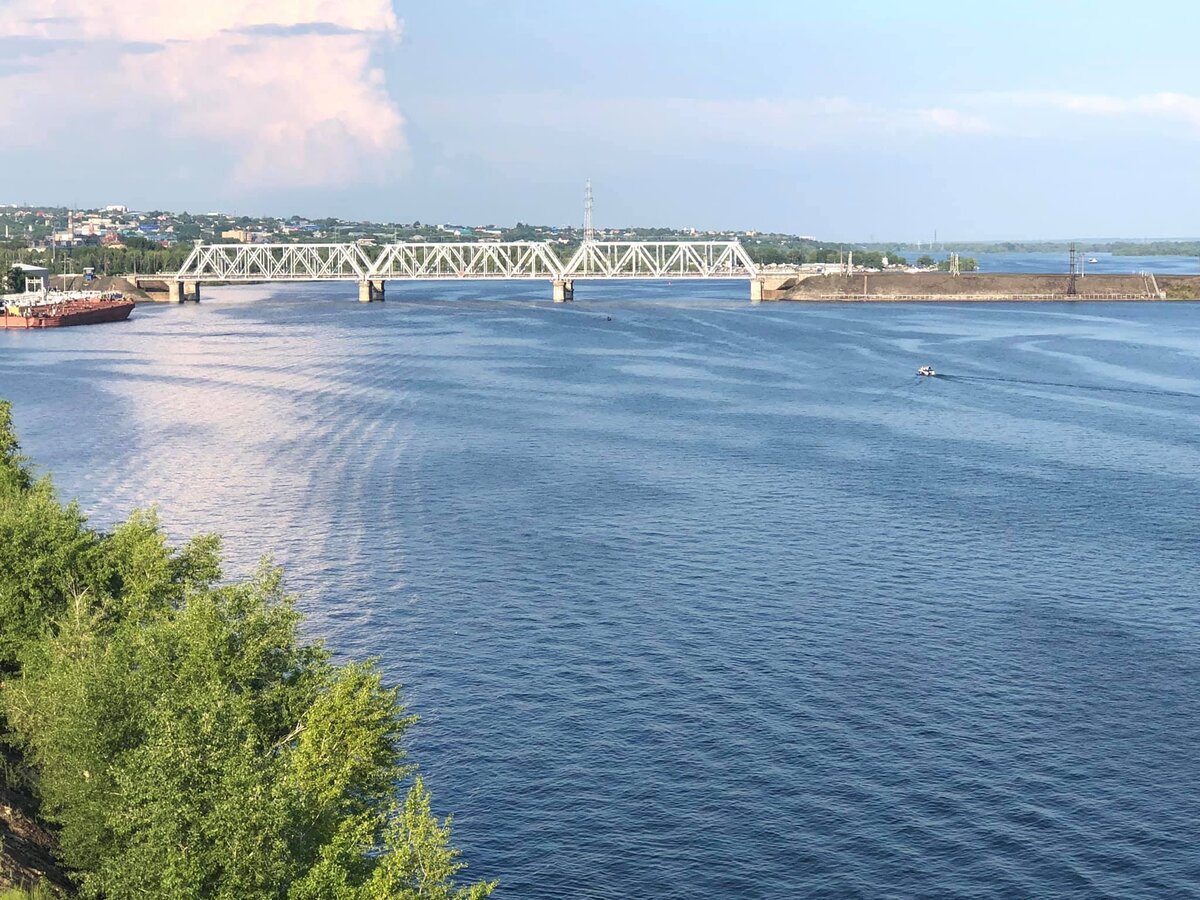 самара на берегу волги