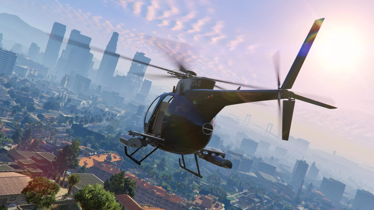 «Вертолёт из GTA V»
