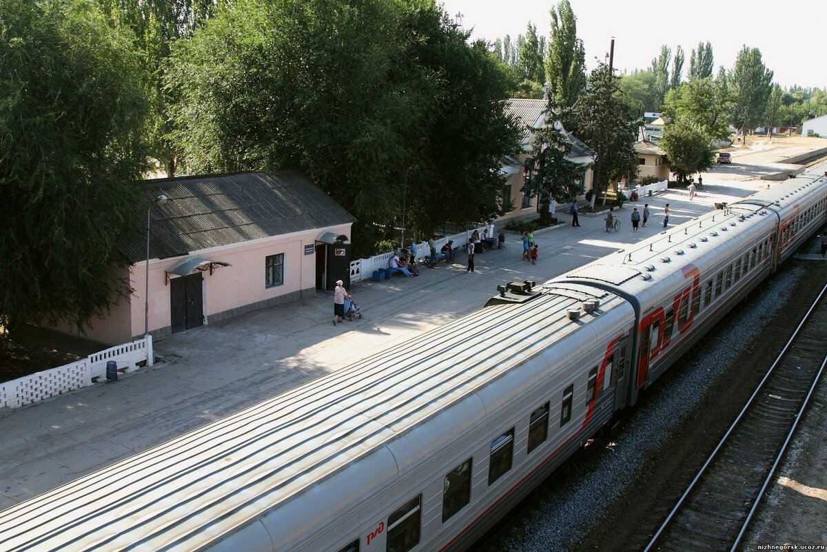 железнодорожная станция в Нижнегорске