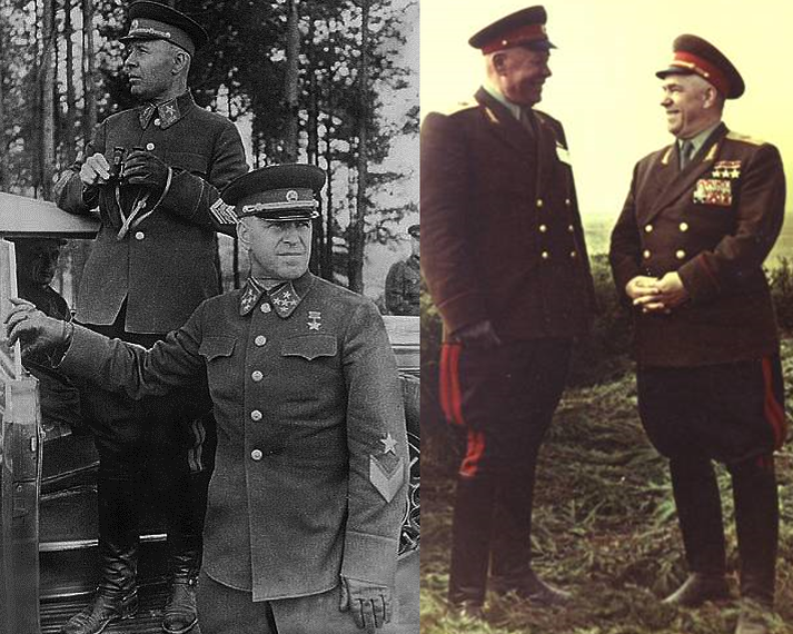 До войны и после: Жуков и Тимошенко. Источник фото - сайт Википедия.