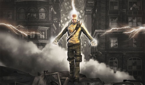 Постер игры "InFamous"
