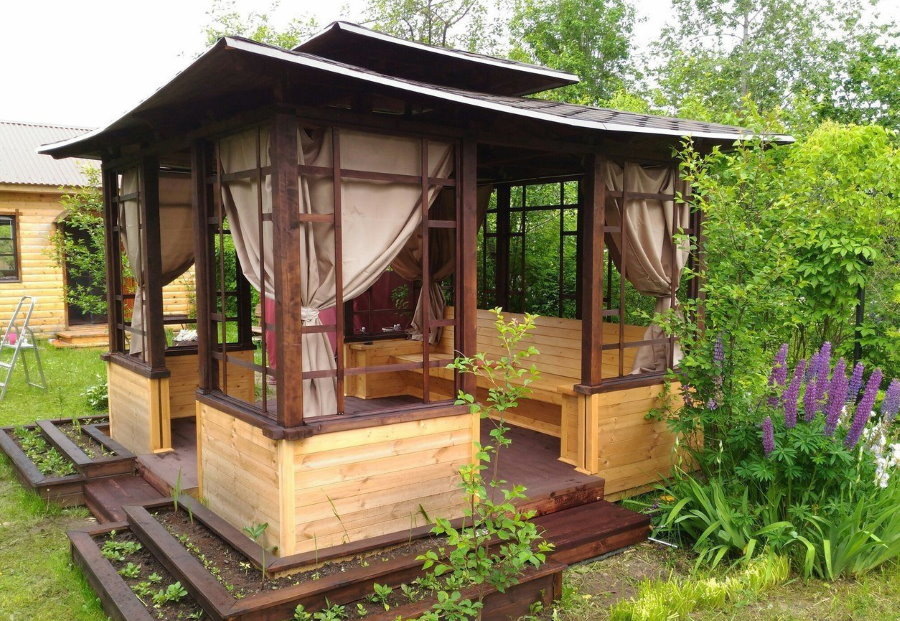 Беседка не является капитальным строением и не подлежит налогообложению. Ссылка на фото https://bitly.su/RKfF.