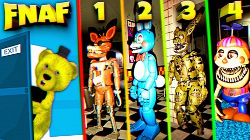 Tải video: FNAF 1 2 3 4 ЧАСТИ в ОДНОЙ ИГРЕ ФНАФ !!! НАЙДИ СЕКРЕТНЫЙ ВЫХОД ЧТОБЫ СПАСТИСЬ !!!