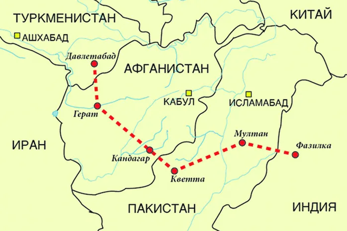 Карта индия пакистан афганистан