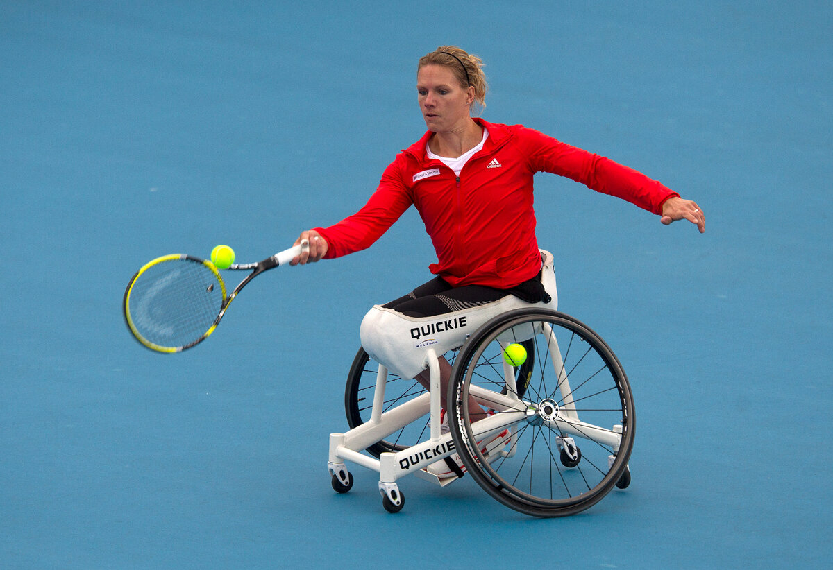 Среди теннисисток-колясочниц Эстер не было и нет равных. Фото из открытых источников.