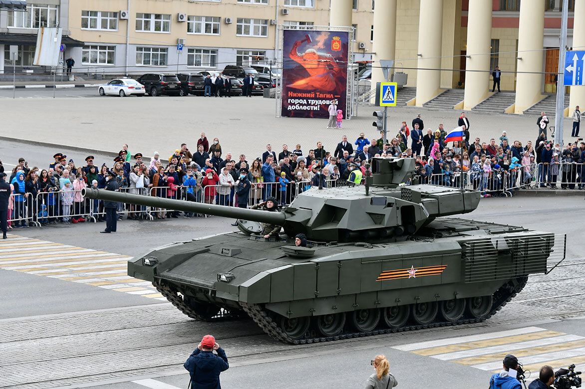 Т-14 на параде 9 мая 2020 года