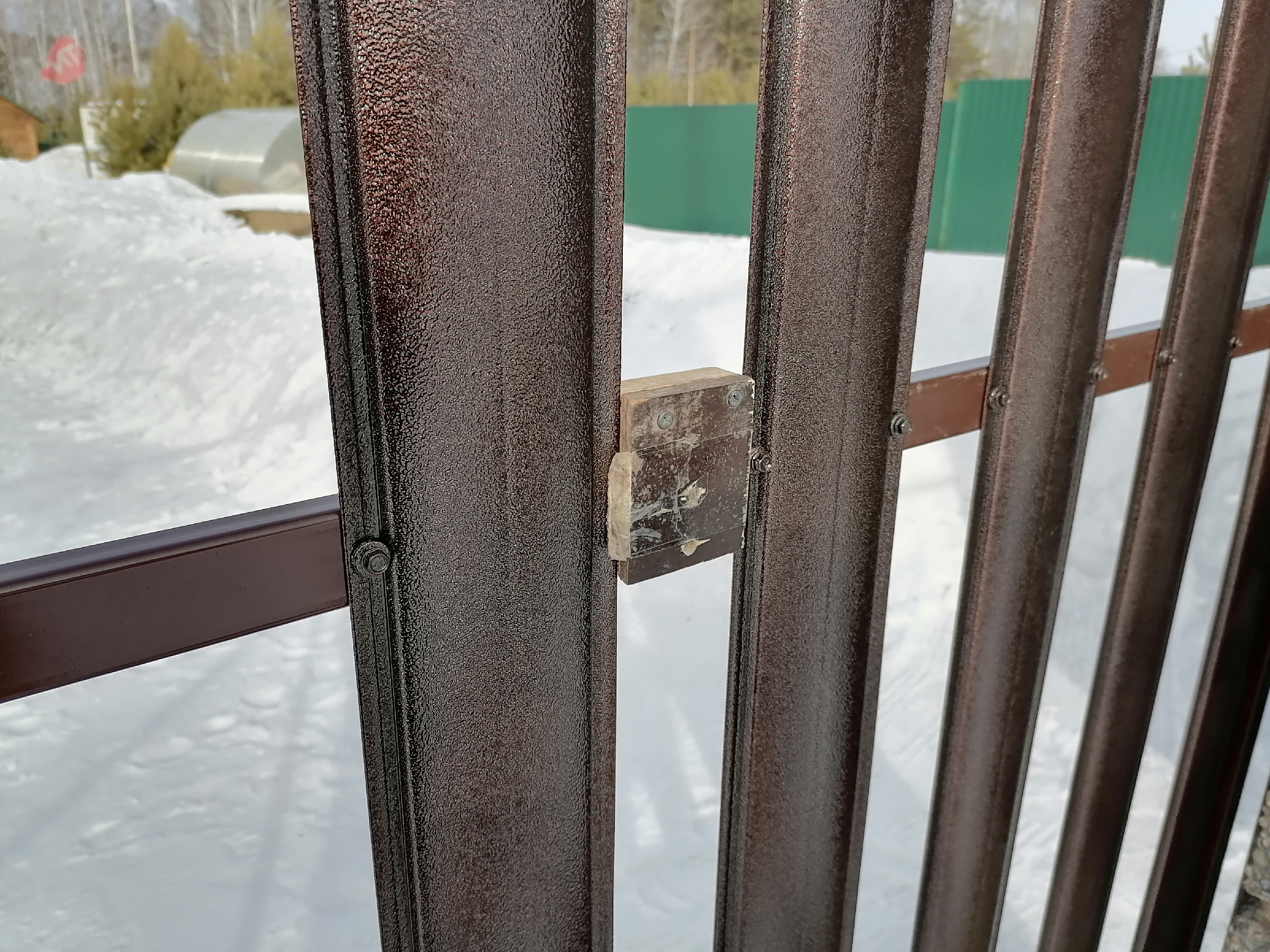 Монтаж откатных ворот. Что делал сам, а что заказал у профессионалов (много фотографий)13
