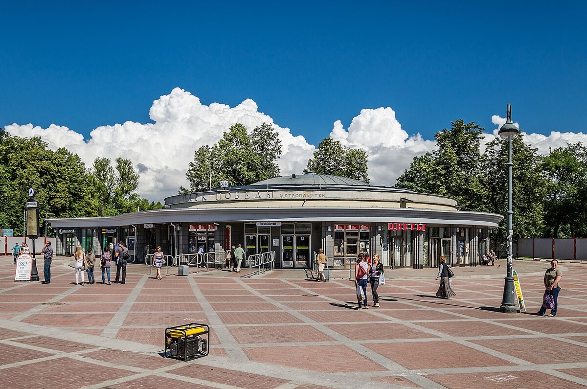 Станция метро спб парк победы