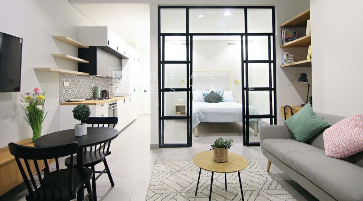 В апартаментах будет дизайнерская мебель и техника от ведущих брендов