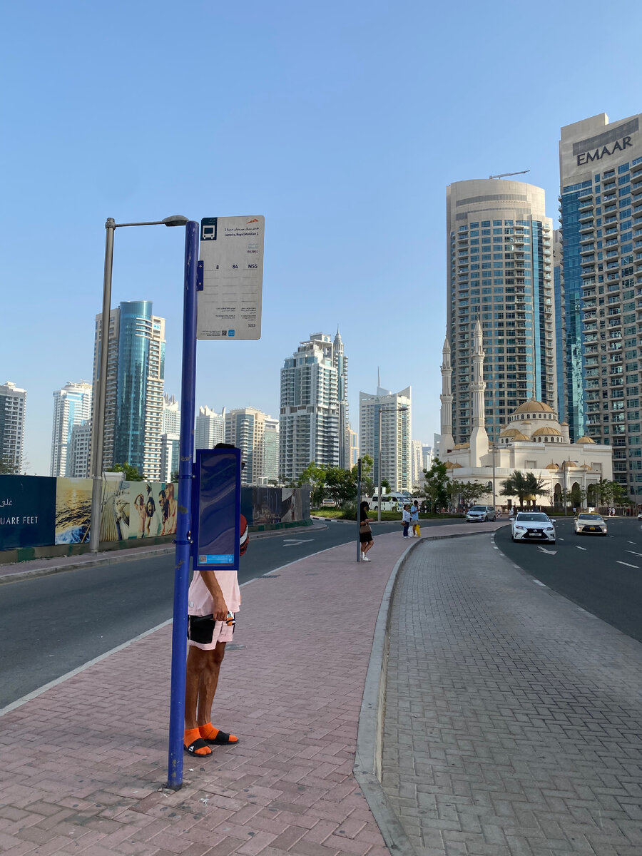 Остановка в Дубай Марине