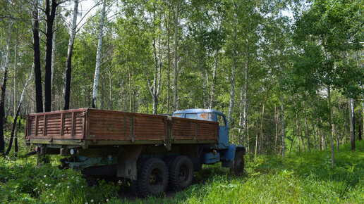 Грузовик Praga V3S. Звук двигателя Tatra-912 / Praga V3S truck. The sound of the Tatra-912 engine.
