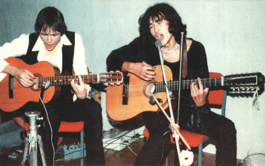 Алексей Рыбин и Виктор Цой