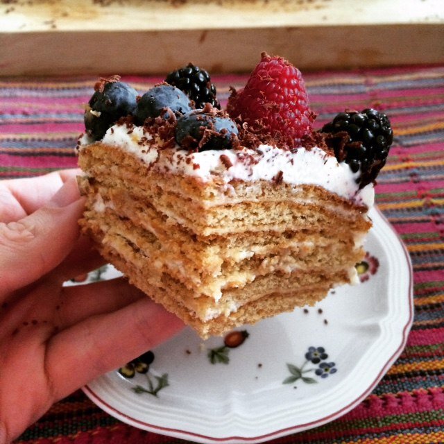 Домашний медовик. 