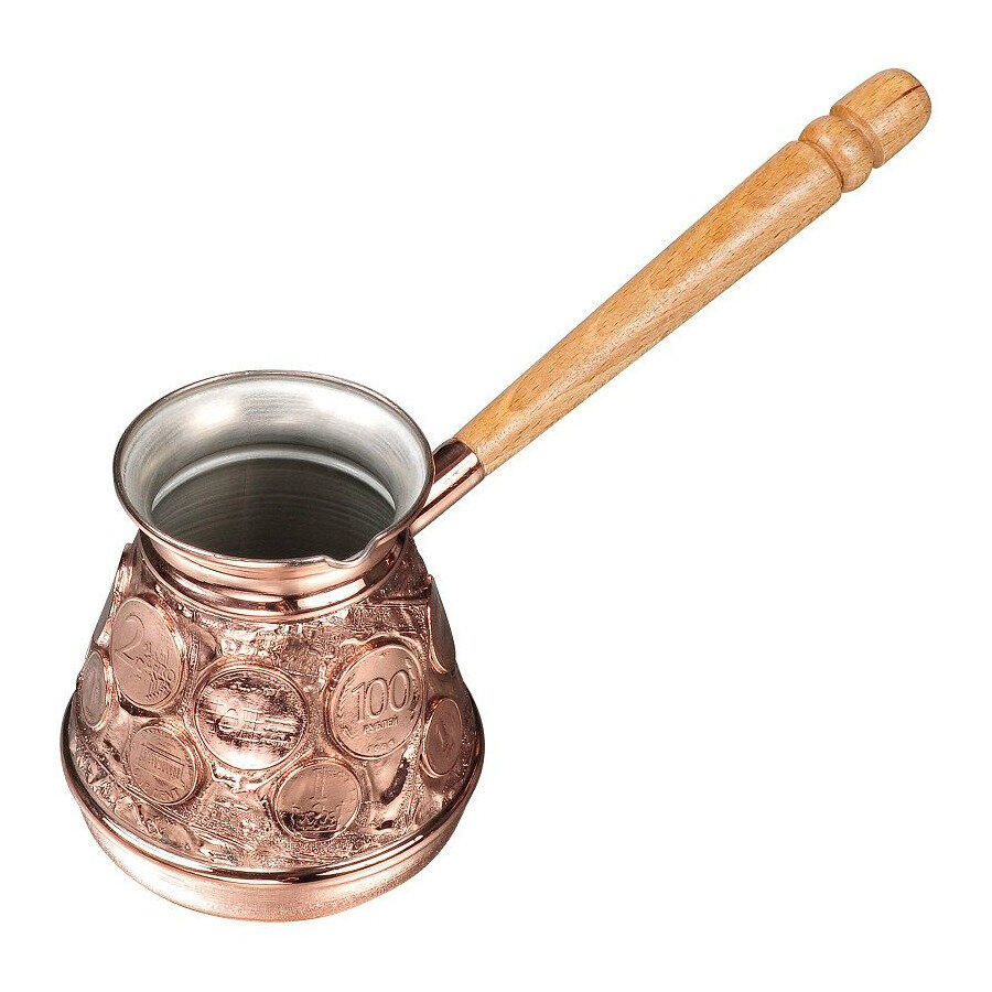 Турка "Арарат" 350мл, медь, ручная чеканка