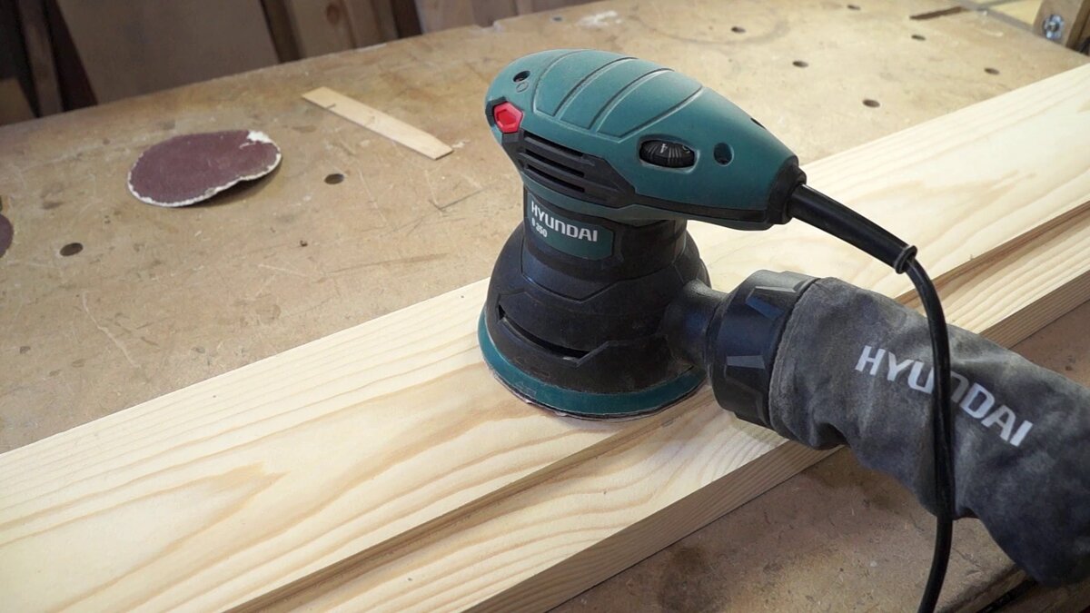 Эксцентриковая шлифмашина. Фото автора