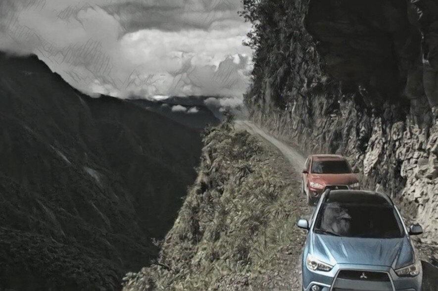 Очень опасные дорожки. Яндекс фото.