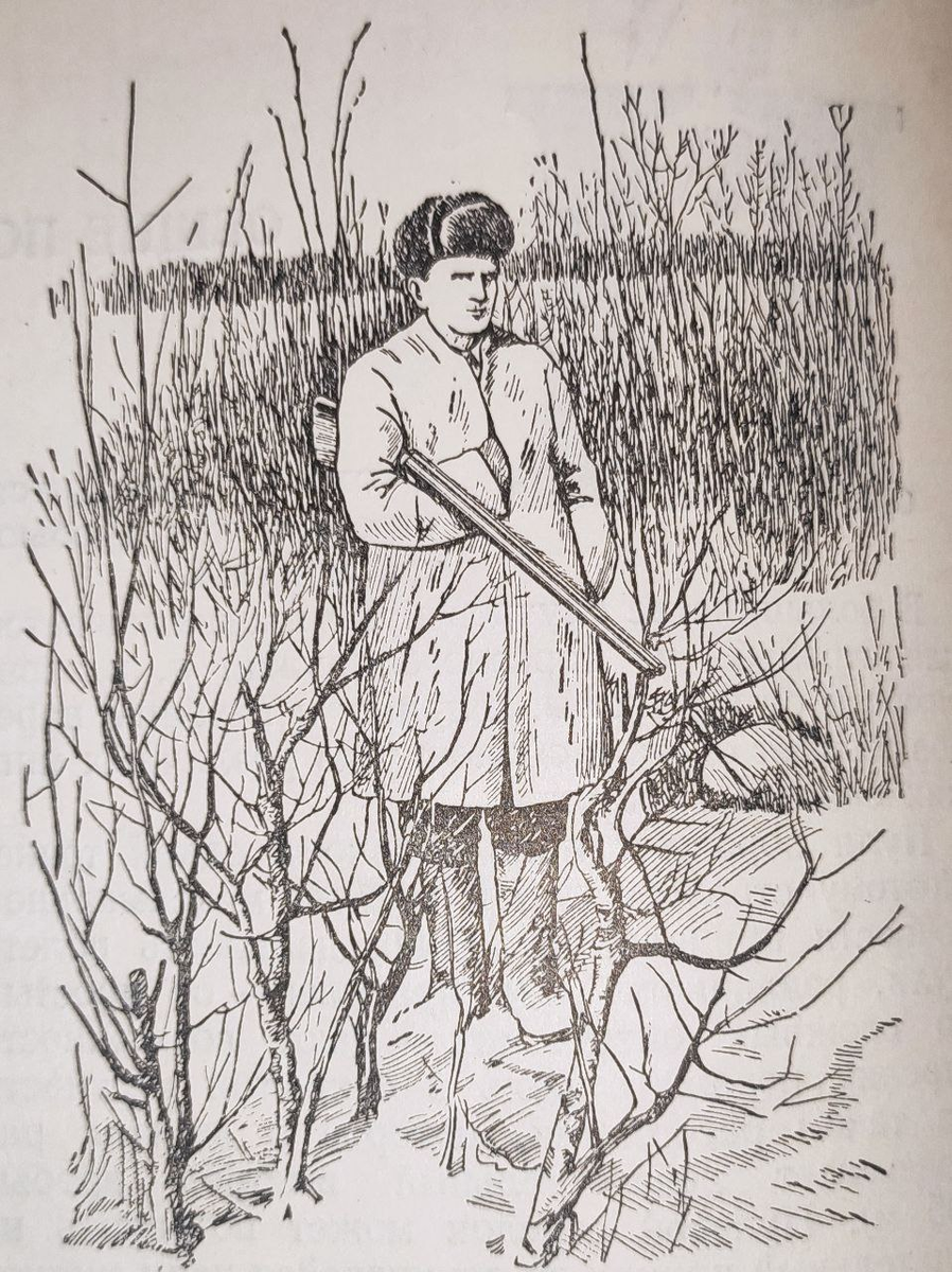 выгодное (удобное) положение стрелка с ружьем на номере