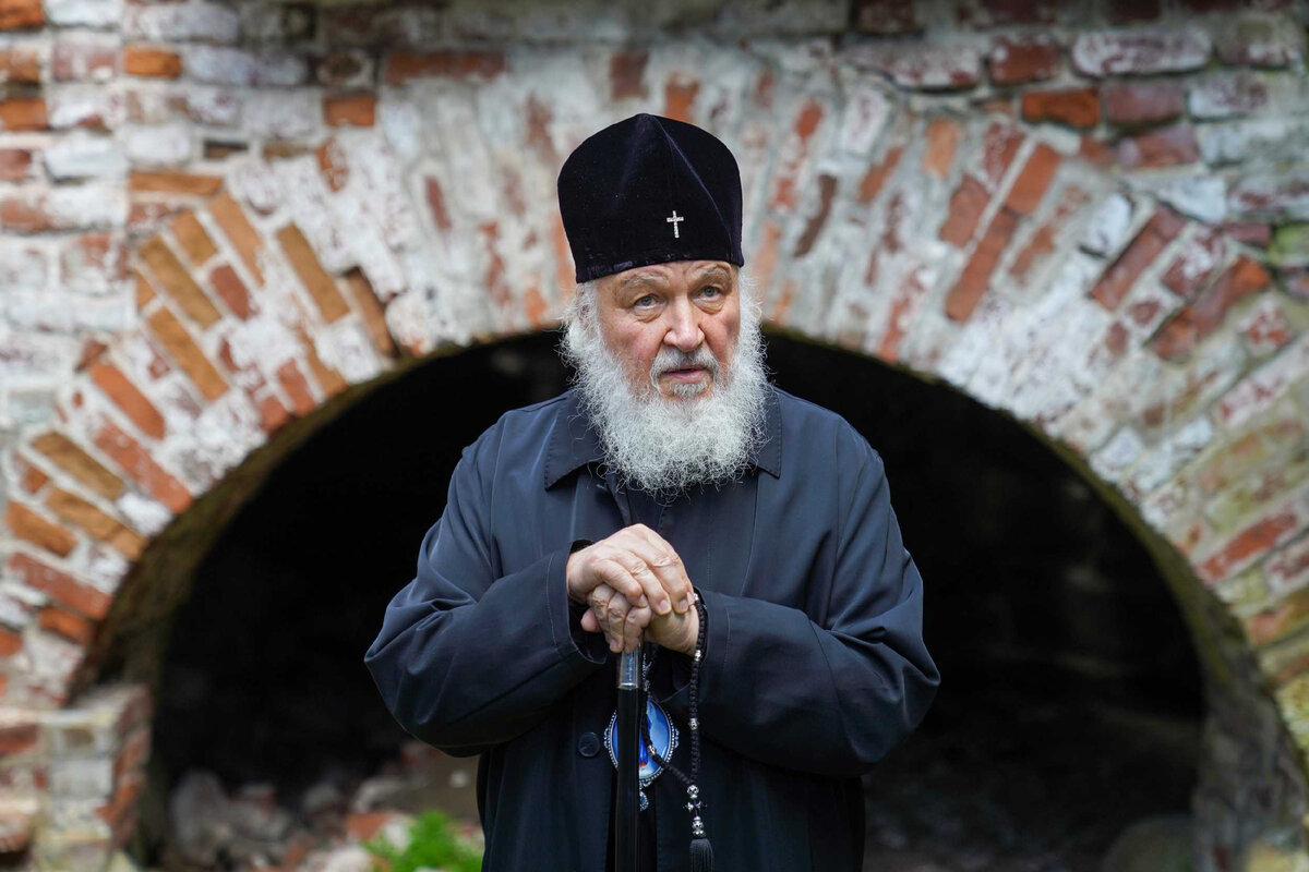 Святейший Патриарх на историческом месте. Фото и информация - с сайта patriarchia.ru 