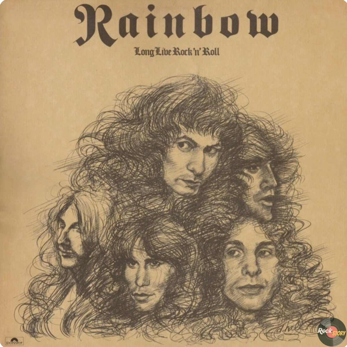 На фотографии: обложка винилового издания альбома Long Live Rock’n’Roll группы Rainbow.