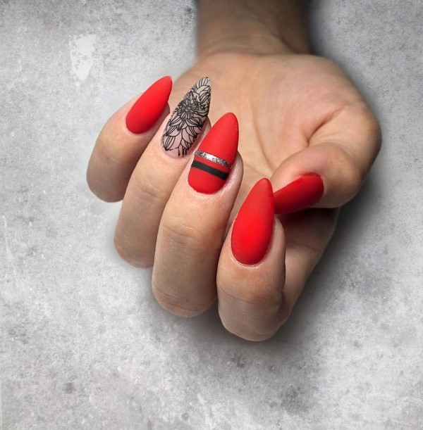 Топ 315 фото красный дизайн ногтей красивые новинки