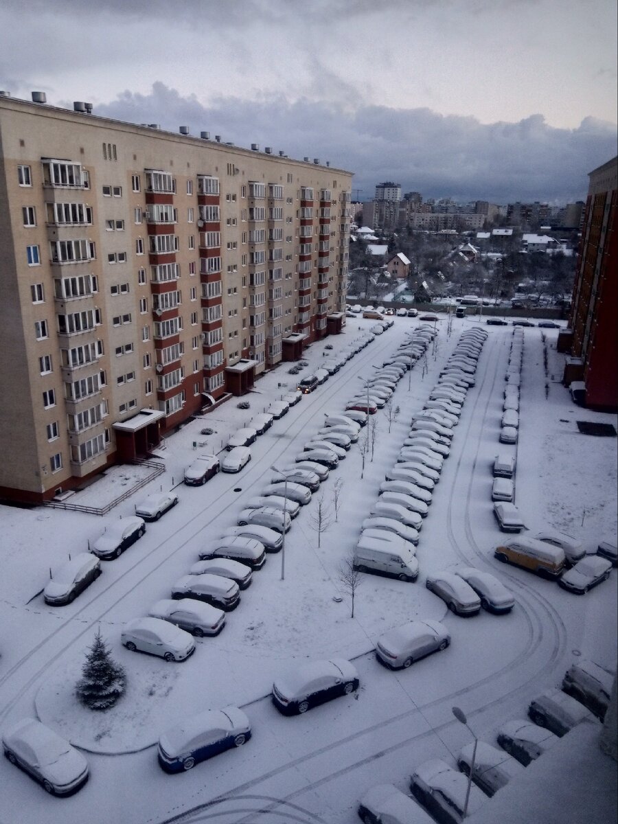 Фото сделано 31 марта 2020 г. из окна нашего дома