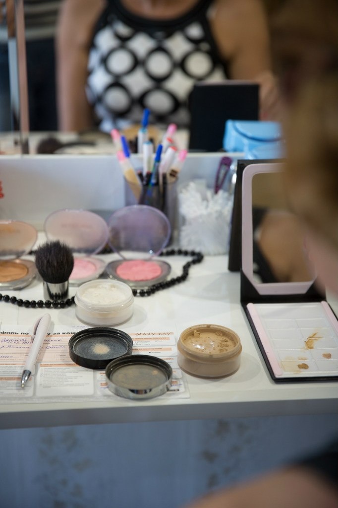 Фото с мастер-класса по красоте.