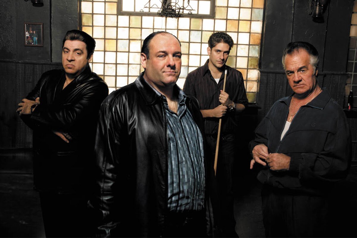 Сил, Тони Сопрано, Крисси и Поли (Стив Ван Зандт, Джеймс Гандольфини, Майкл Империоли и  Тони Сирико)