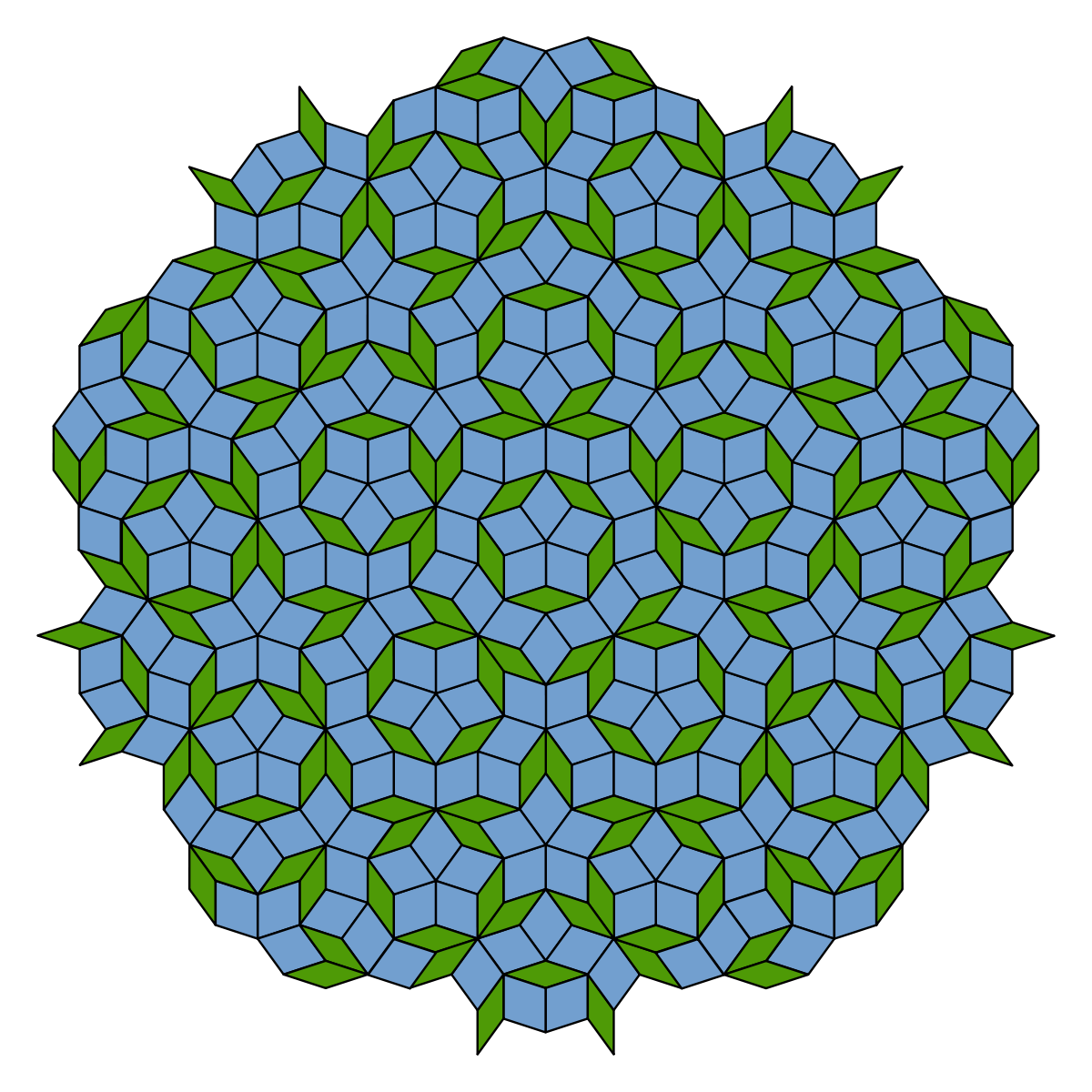 Бесконечная мозаика. Мозаика Роджера Пенроуза. Квазикристаллы Пенроуз. Решетка Пенроуза. Орнамент Пенроуза.