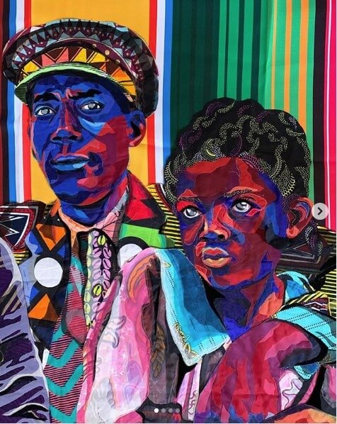 Bisa Butler «Kindred» © @bisabutler