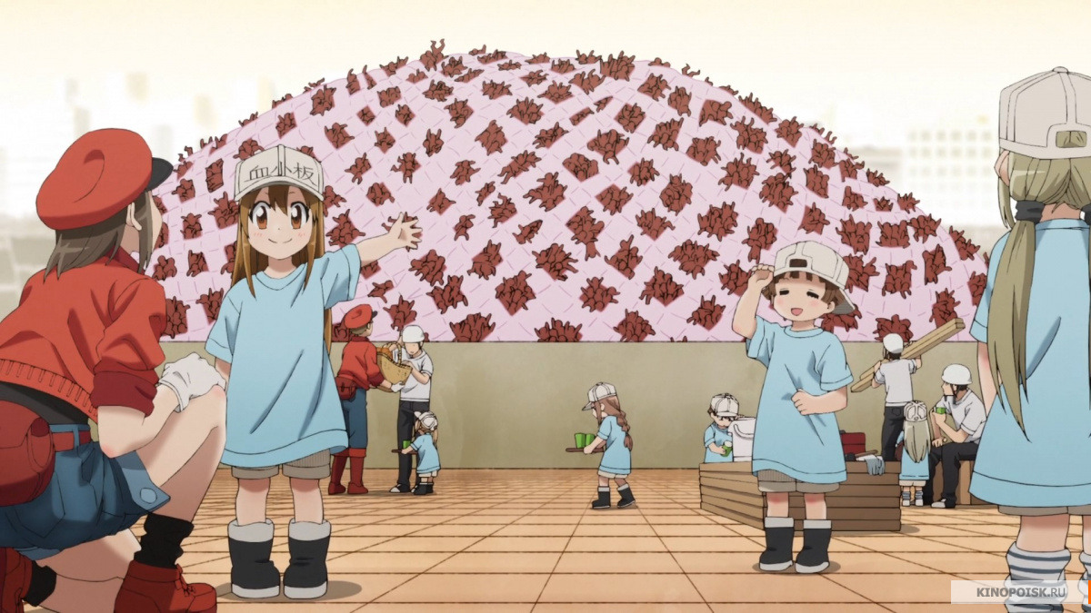 малыши - это тромбоциты, они сделали коросту на ранке