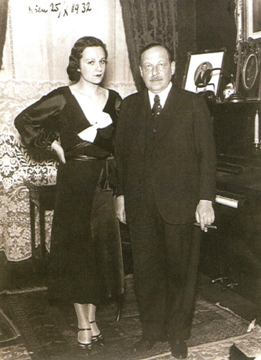 Имре Кальман с женой Верой , 1932 г.