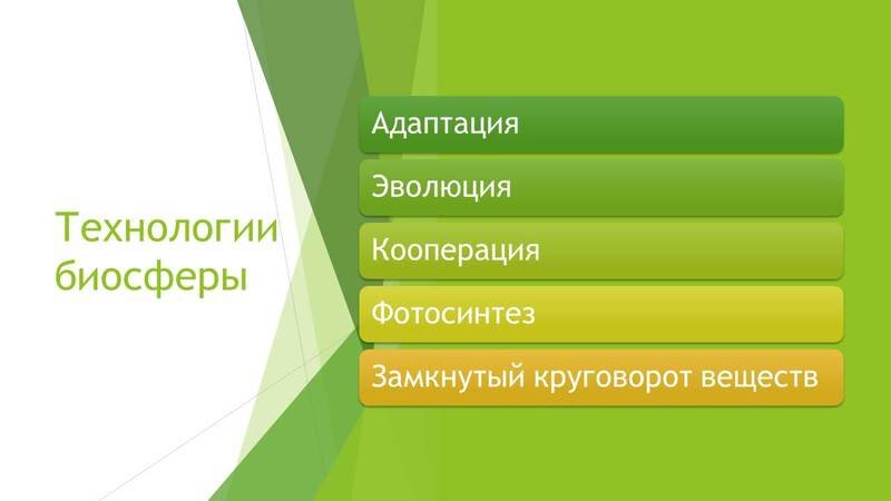 Технологии биосферы