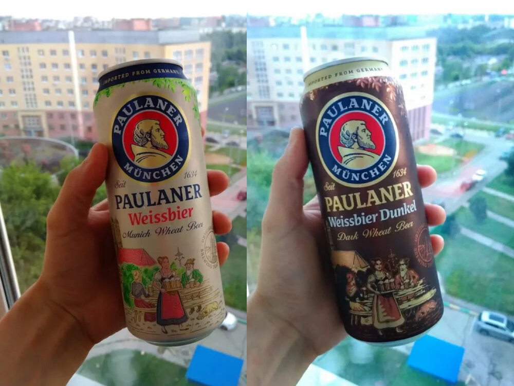 Paulaner: Weissbier и Weissbier Dunrel   