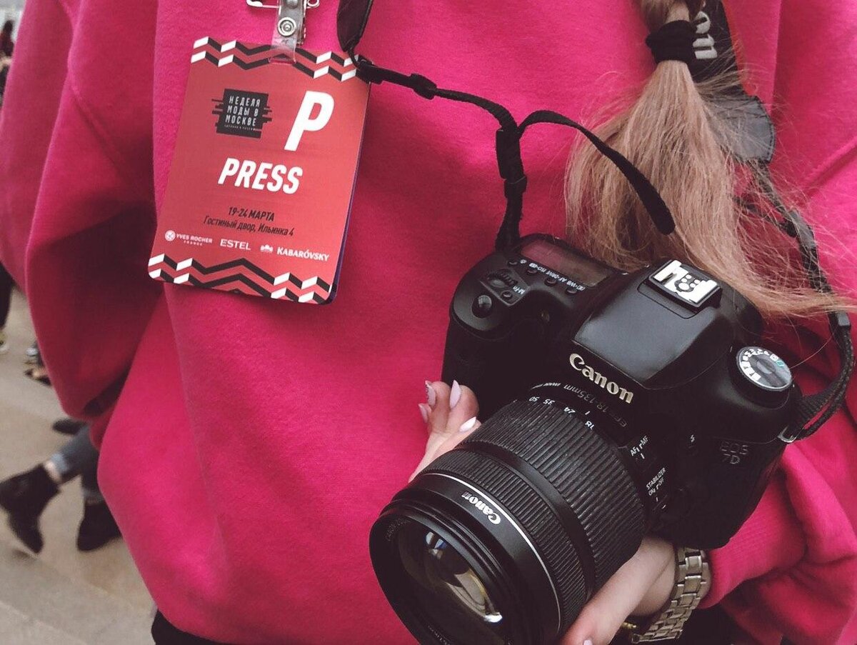 Мой опыт съёмки на показе Недели моды в Москве