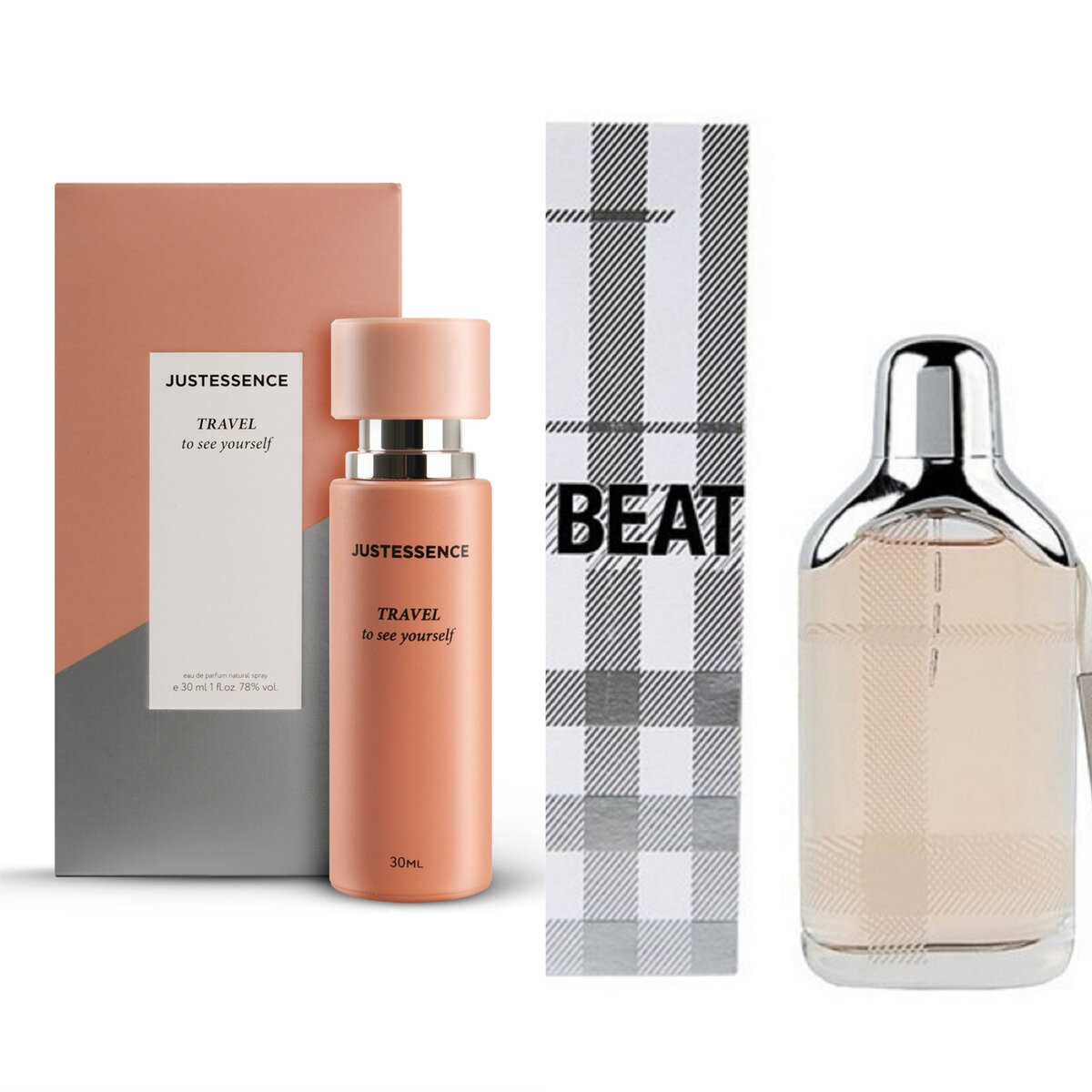 Коллаж мой.  Стоимость "The Beat" от Burberry в ИМ от 3000 рублей за 75 мл.
