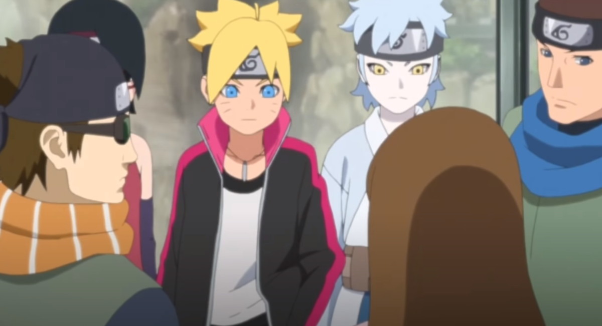 Боруто в компании друзей