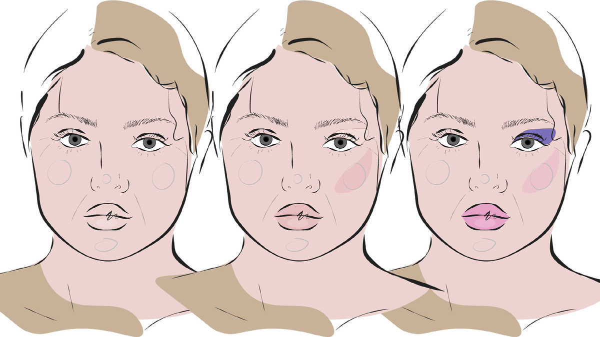 Отсутствие макияжа, блеклые цвета и "макияж моей молодости" 