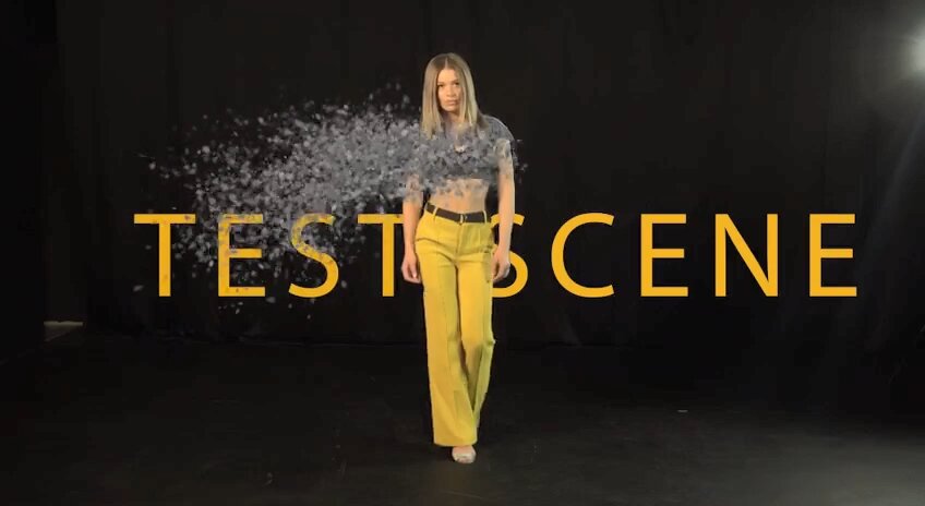 Кадр с тестовых съемок заставки викторины "Кешью"