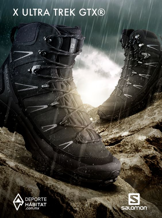 Реклама ботинок Salomon Ultra Trek