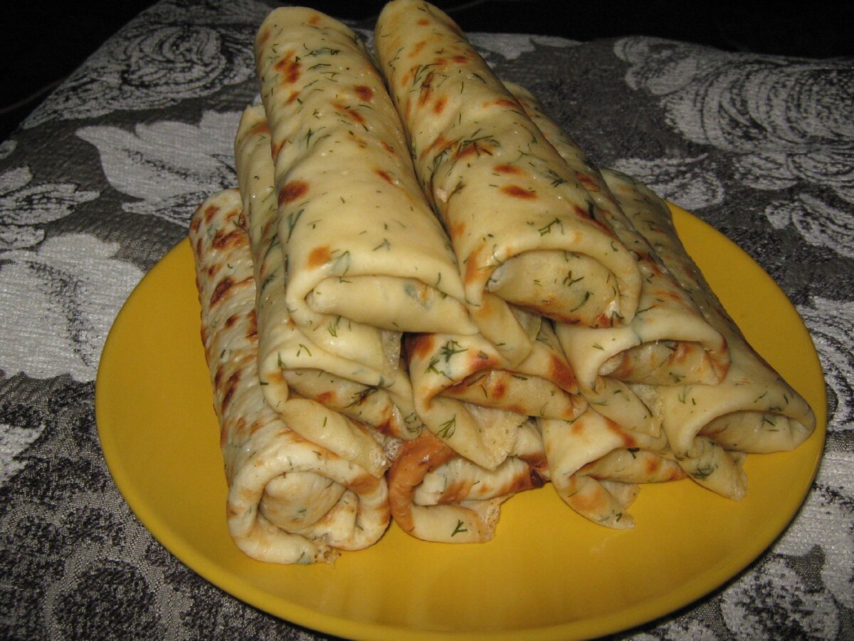 Блинчики с мясной начинкой