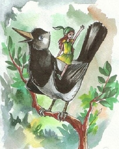 Иллюстрация к сказке Марии Ратьковой.