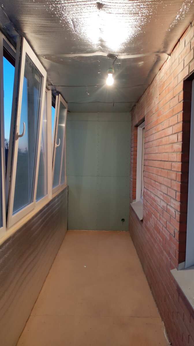 Качественное утепление лоджии в новостройке, или за окном -36 а внутри ...