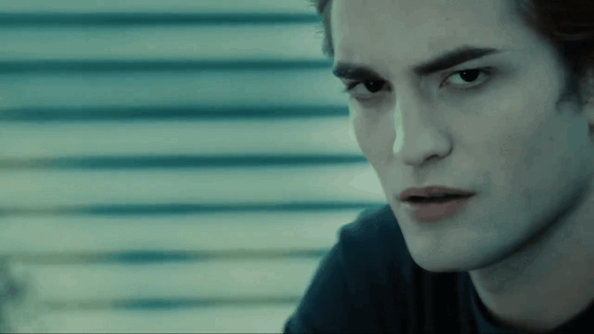 Кадр из саги "Сумерки" 