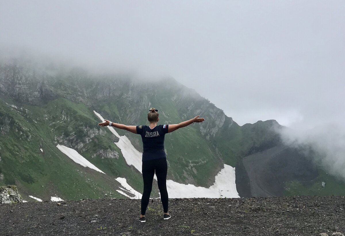 Курорт Красная поляна на высоте 2375 м