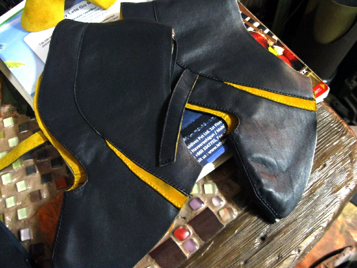 Заготовка верха обуви ботильонов для коллекции Pavo Creations (личный архив 2012 г.)