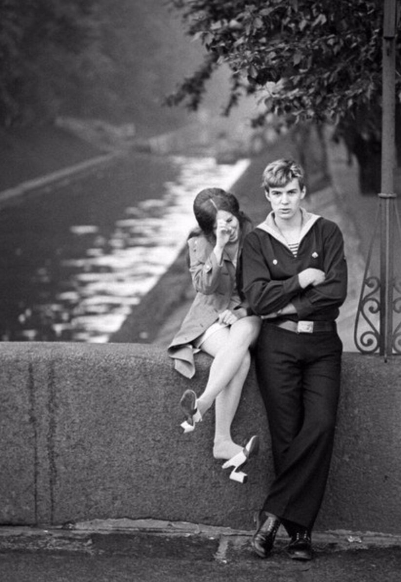Белые ночи в Ленинграде, свидание, 1977 год. Фото: Fotostrana.ru