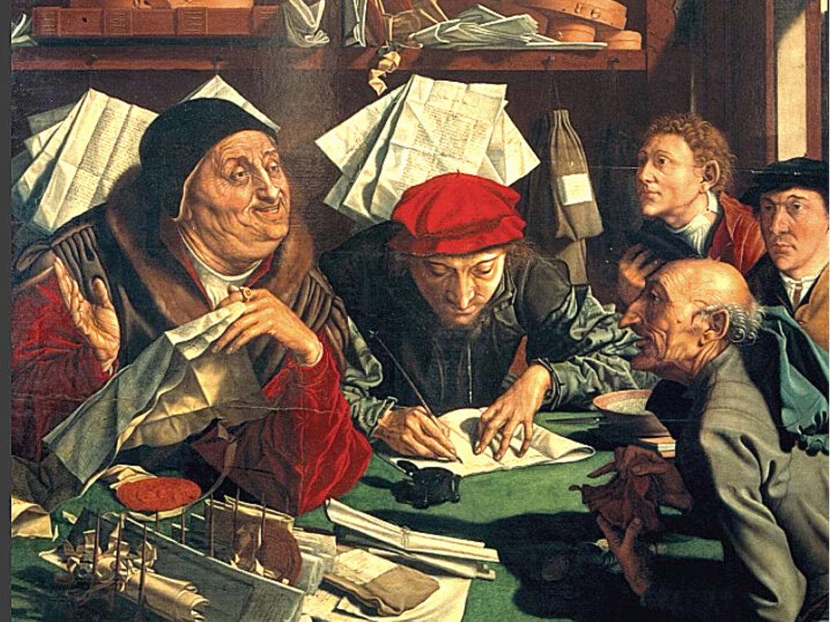 Произведение. Маринус Ван Реймерсвале. "Сборщики податей"