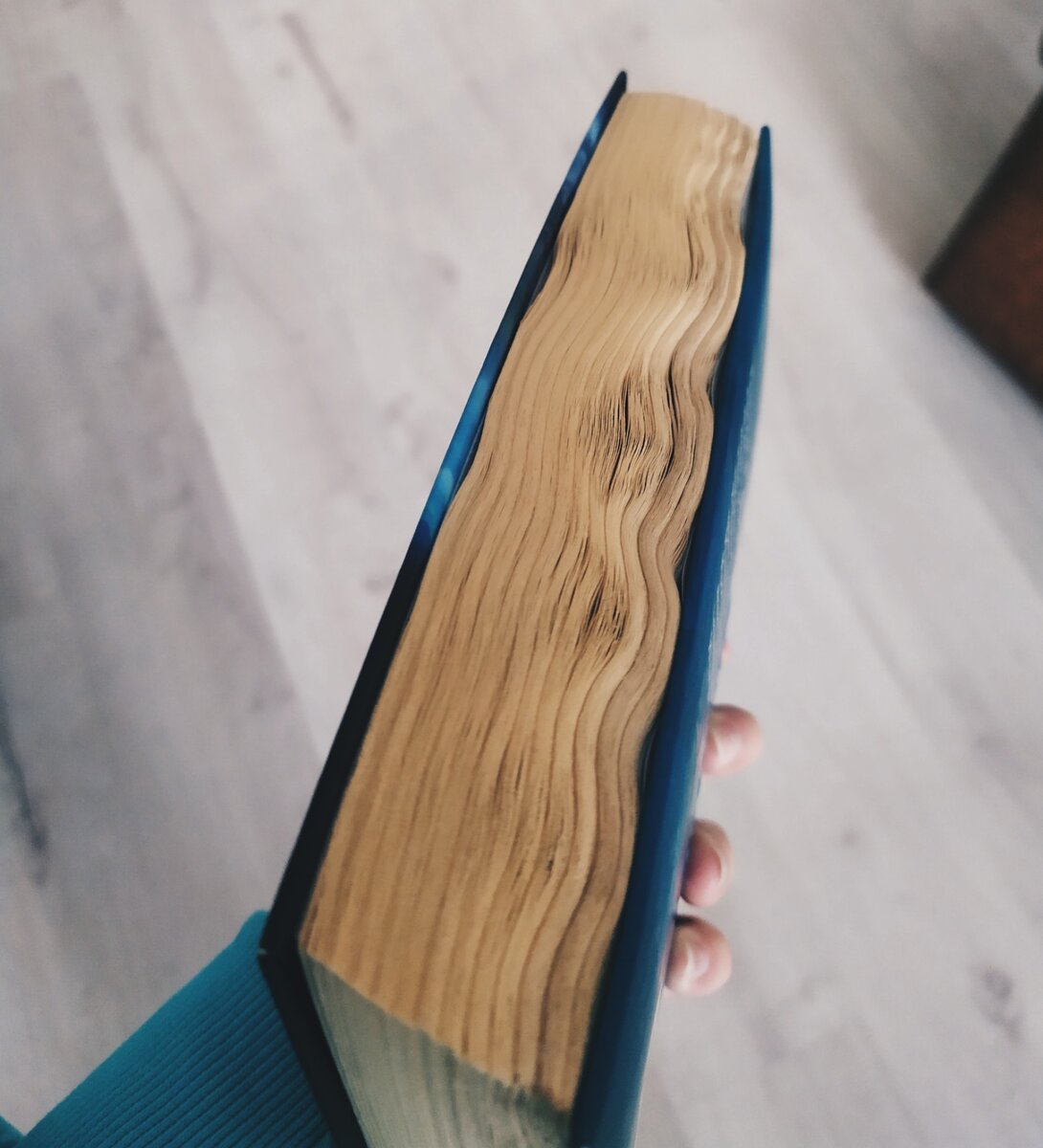 Волнистые странички после встречи с водой